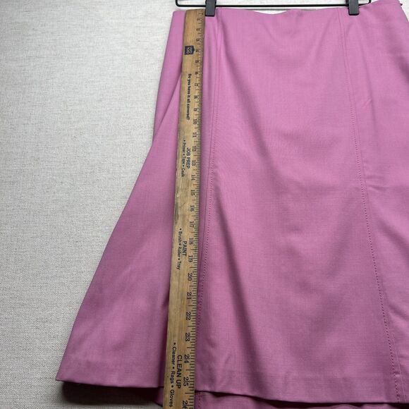 Valentino Roma Womens Lined Zippered Pencil Skirt Pink Size EUR 46 US 10 Office - Picture 4 of 13
